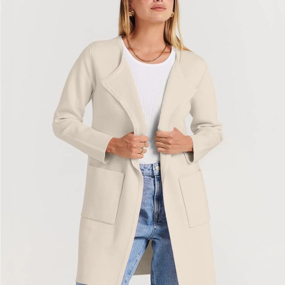 Elegant Green Long Coat